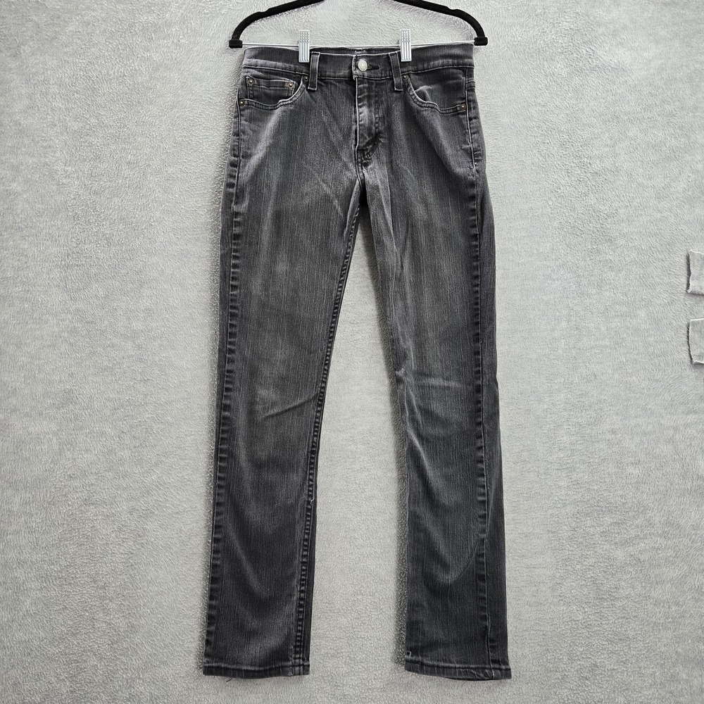 Levi's 511 Men Jeans 30x32 Gray Slim Denim Logo 30" Inseam